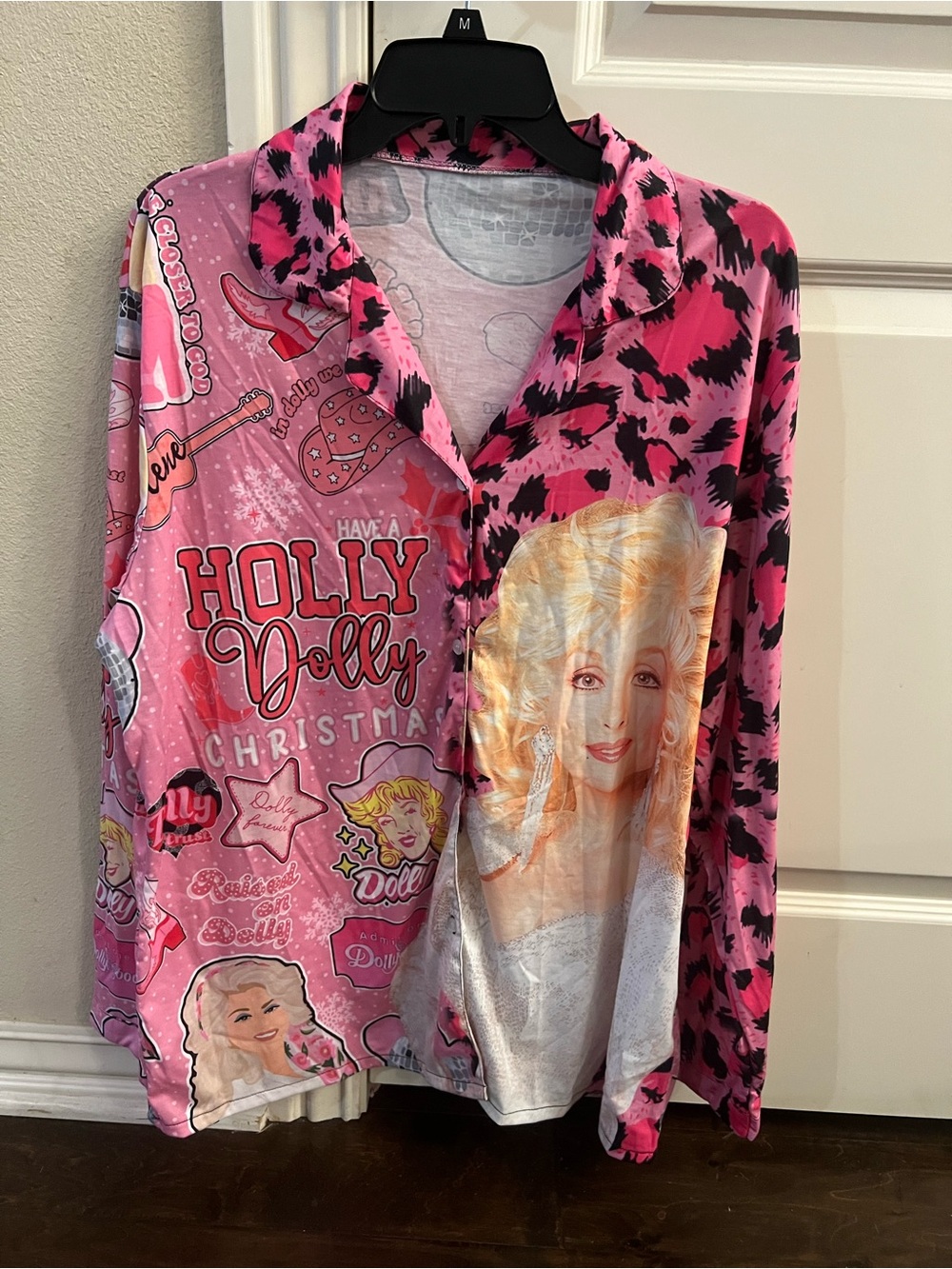 Dolly Parton Pink Button-Down Shirt